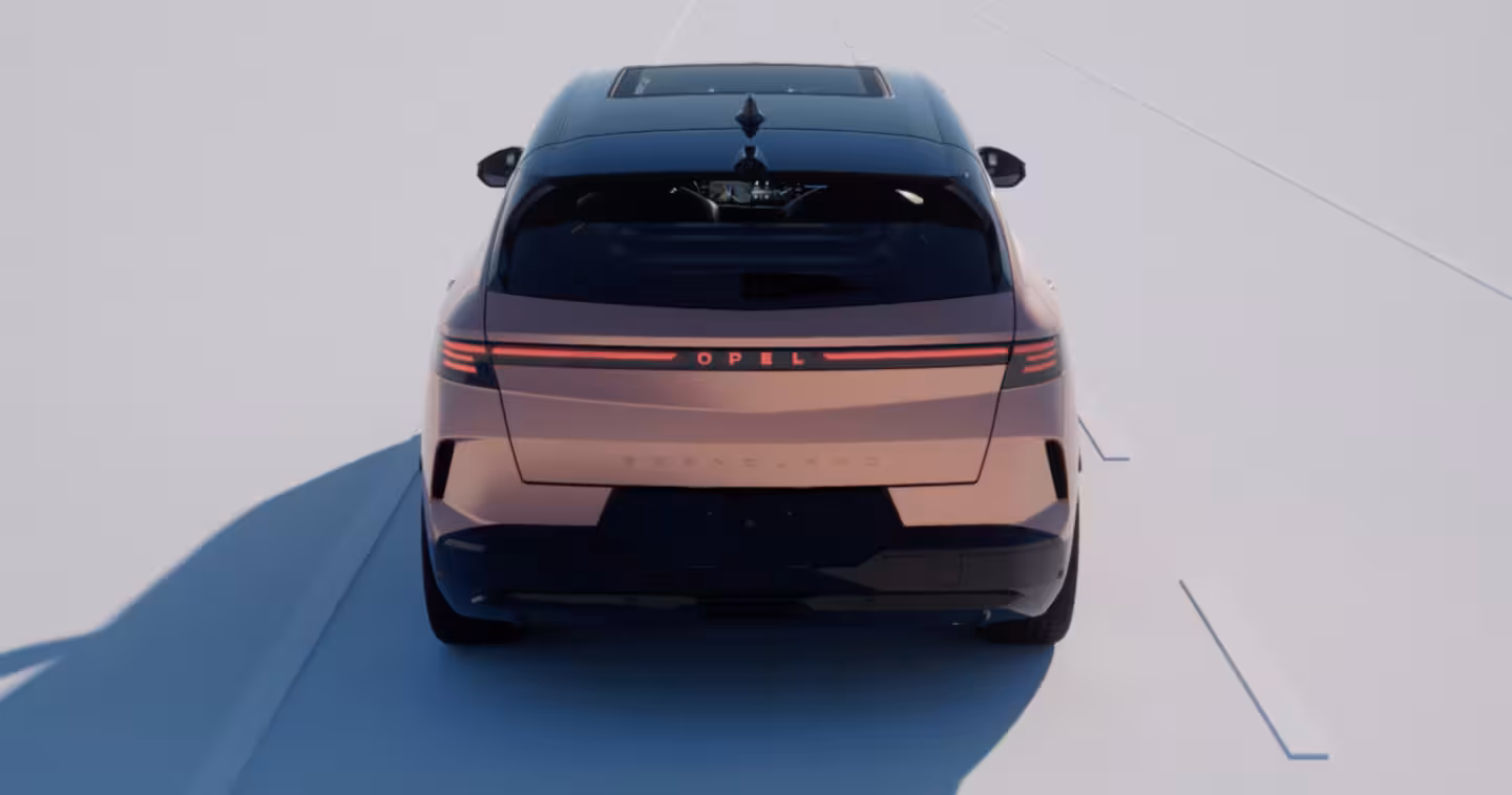 Opel Grandland vu de l'arrière