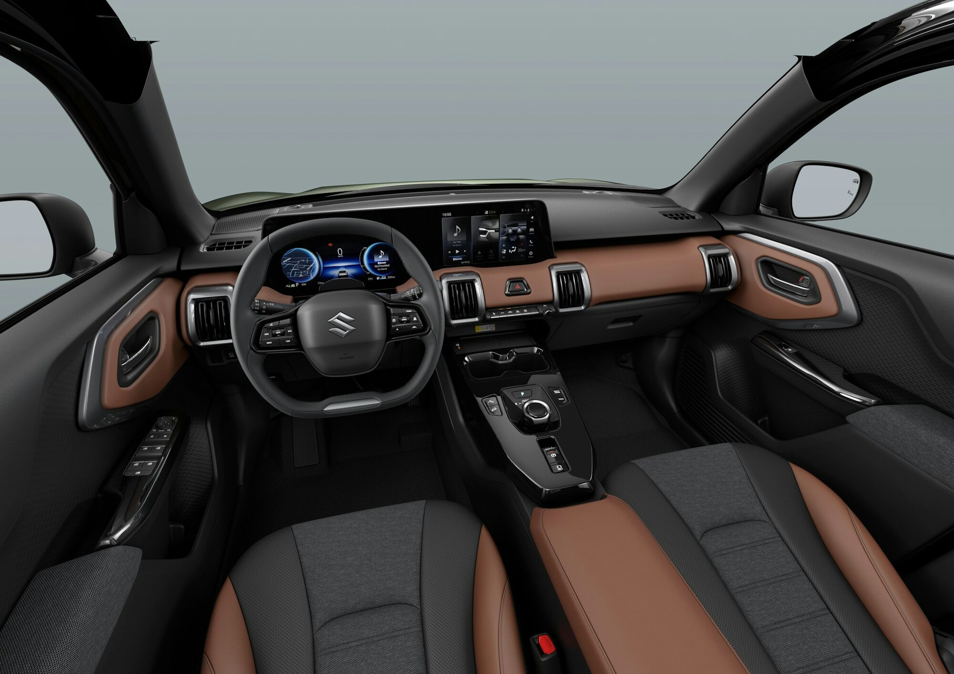 Habitacle et écran intégré du Suzuki e VITARA